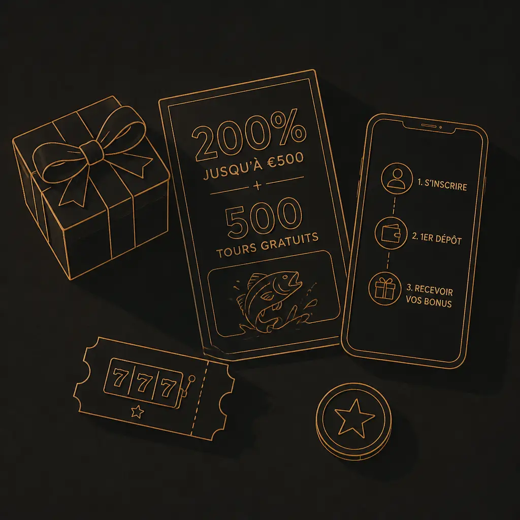Bonus Casino Cresus – 200% jusqu'à €500 + 500 tours gratuits visual guide for Casino Cresus